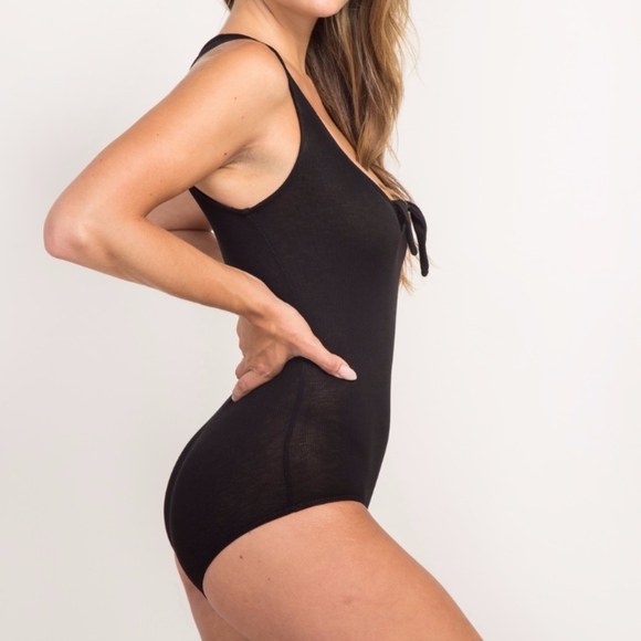 Kelsey Tank Top Bodysuit | Black - Picture 4 of 4